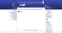 Desktop Screenshot of cowesettanimalhospital.com